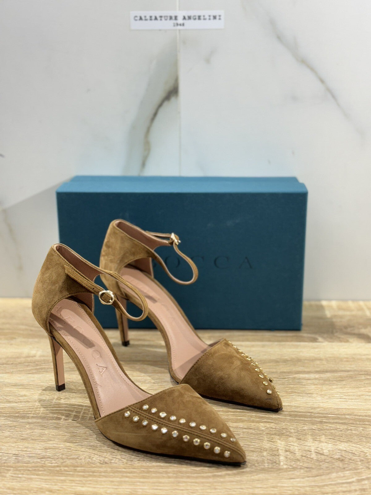 A.Bocca Décolleté Donna Suede Noce Luxury Woman Sandal A.Bocca 36