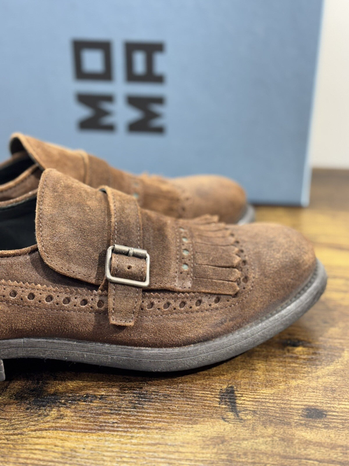 Moma Mocassino Uomo Pelle T Moro Suede luxury moma men shoes 40
