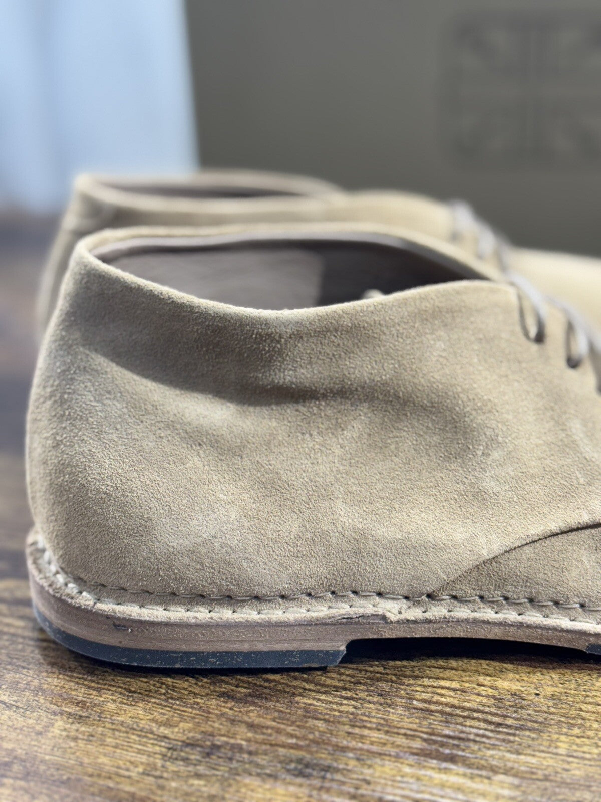 Pantanetti Polacchino Uomo Suede Beige Luxury Handmade Pantanetti Men Shoes 40