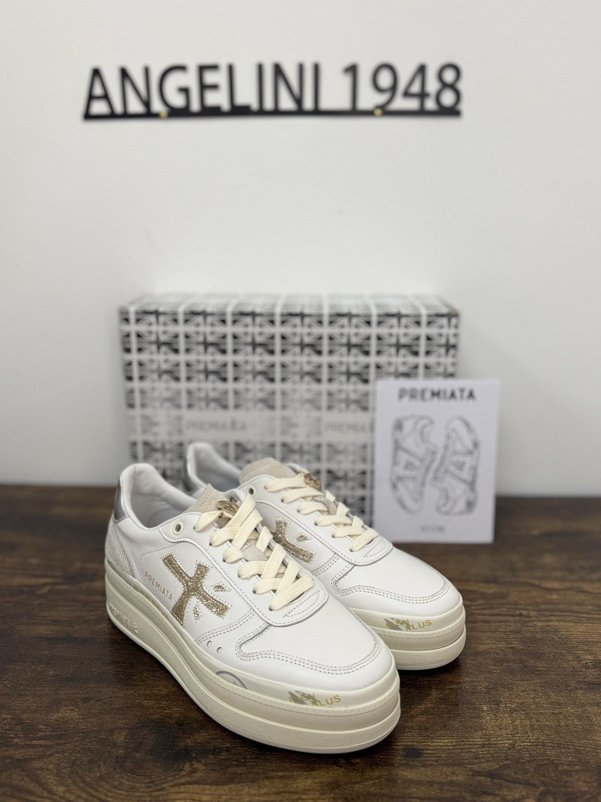 Premiata Micol Sneaker Pelle Bianca Casual Premiata Donna 40