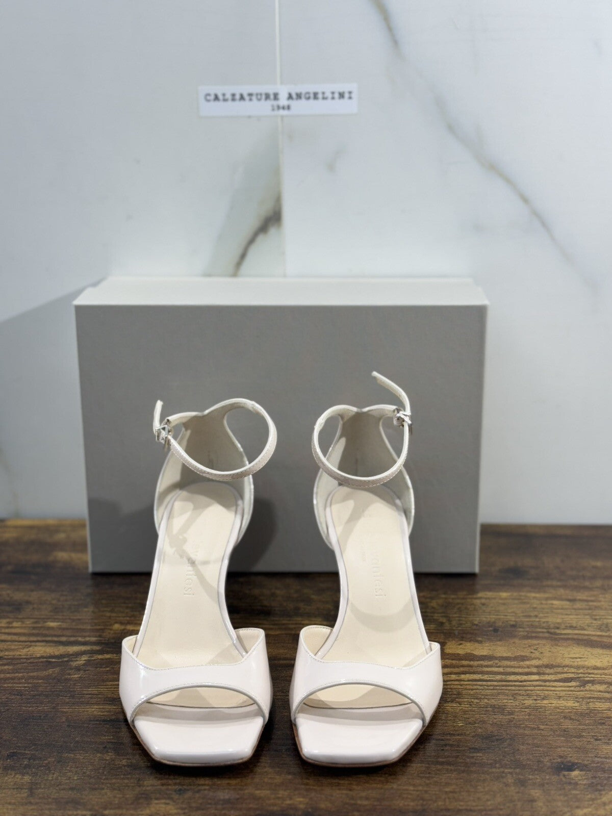 Sergio Levantesi Sandalo Donna Iris Pelle Stone Luxury Woman Sandal 37
