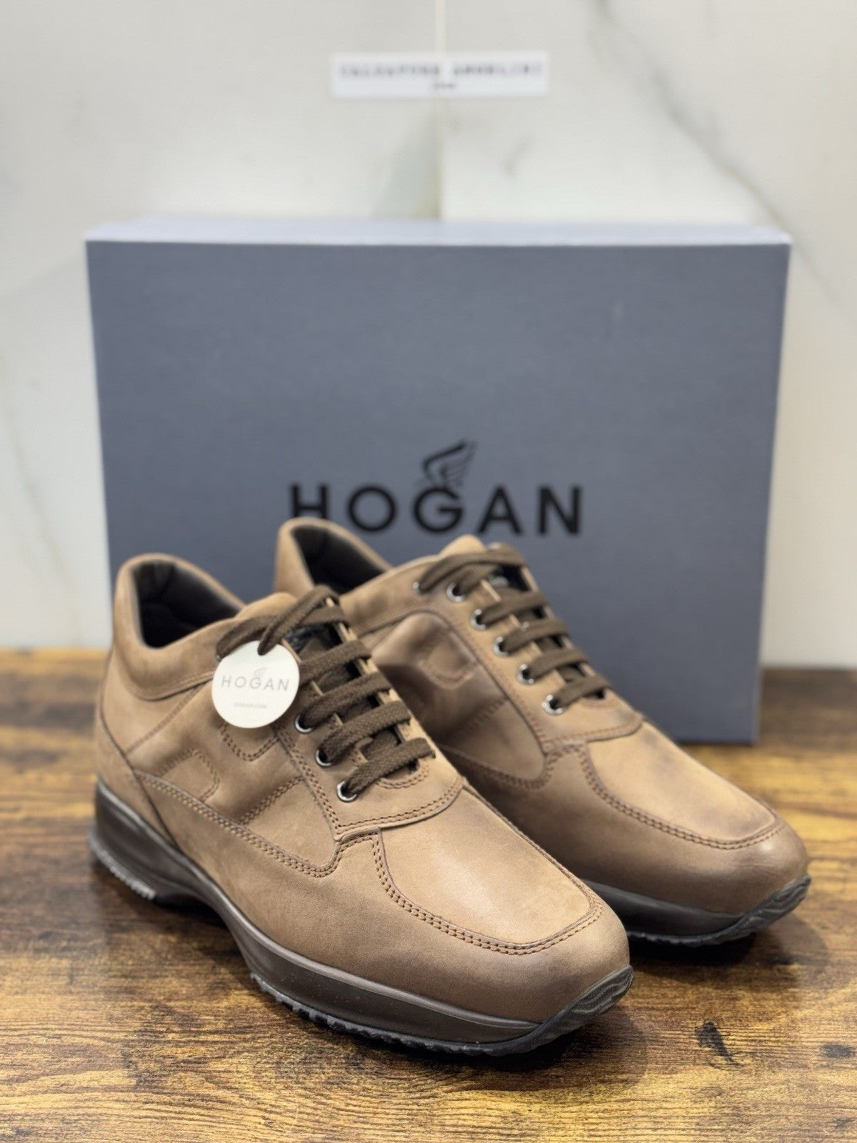 Hogan Interactive Pelle Cacao Casual Uomo Hogan 42