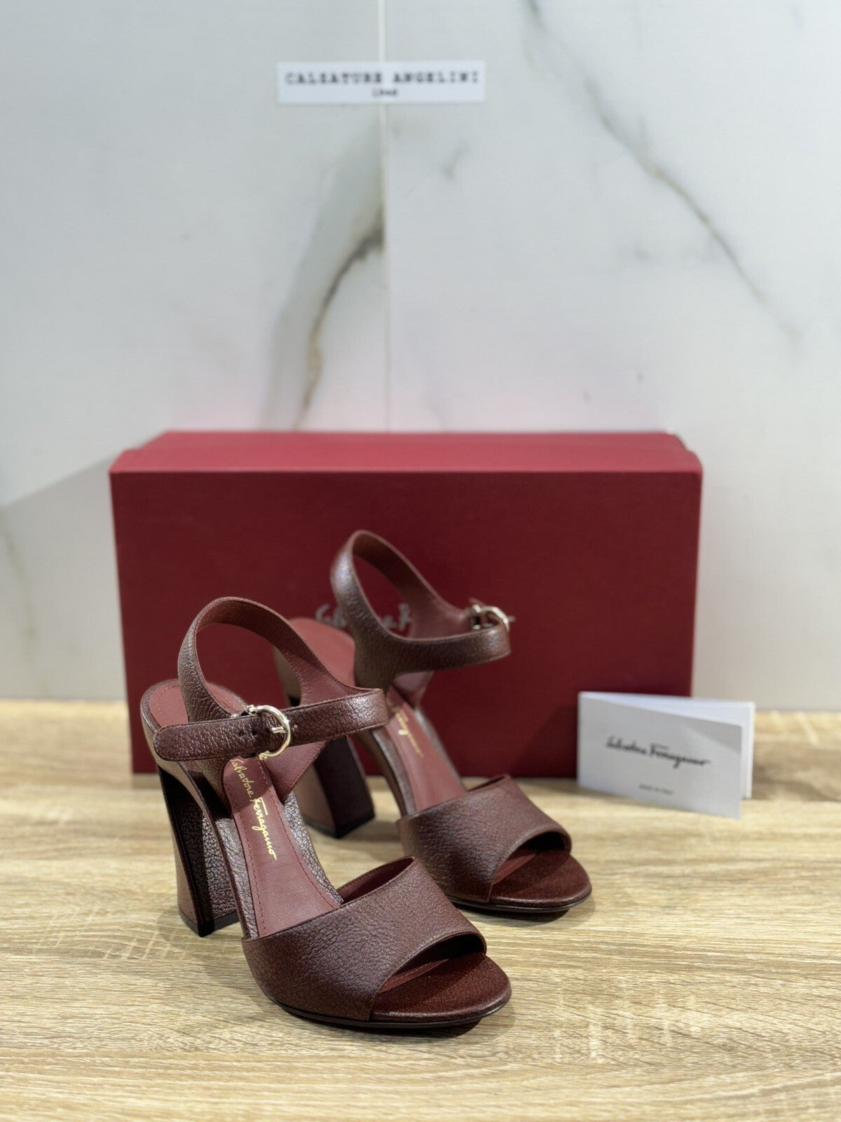Salvatore Ferragamo Sandalo Donna Aede Pelle Luxury Ferragamo Woman 35.5