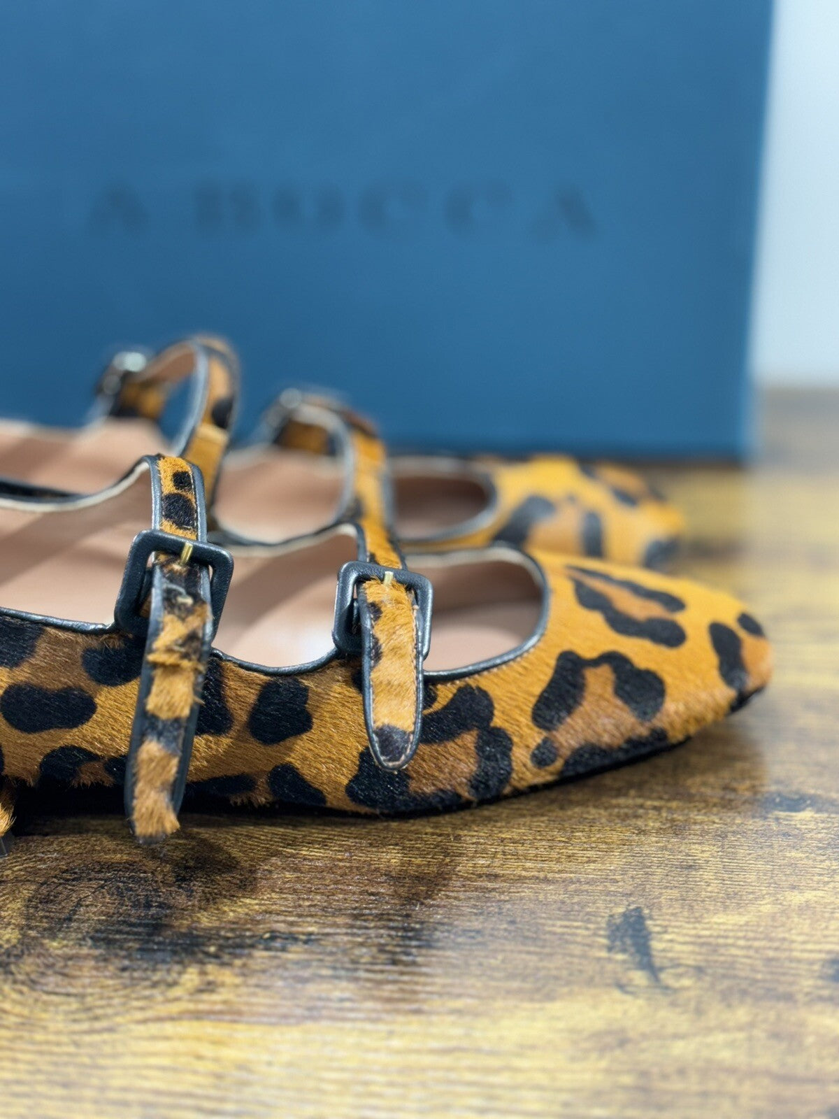 A.Bocca Two For Love Scarpa Donna Pelle Leopard Tacco Luxury Handmade 37