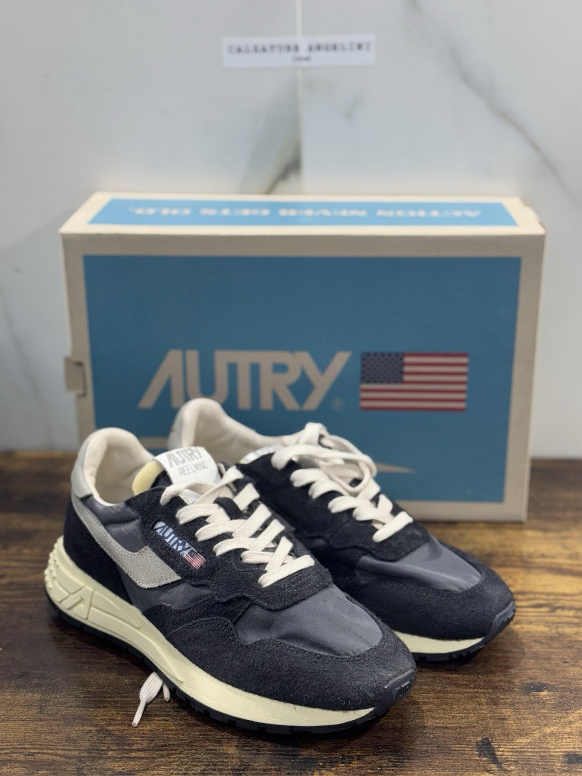 Autry Reelwind Low Sneaker Suede Nero Casual Autry Donna 39