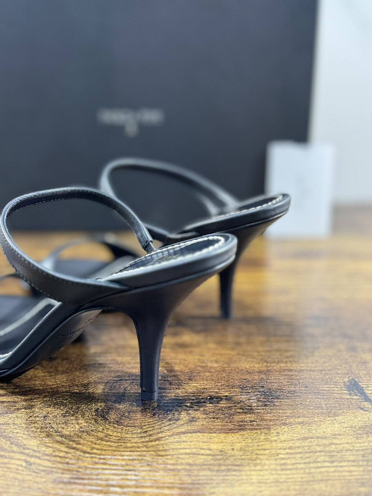 Patrizia Pepe Sandalo Donna Pelle Nero Tacco Casual Woman Sandal 39