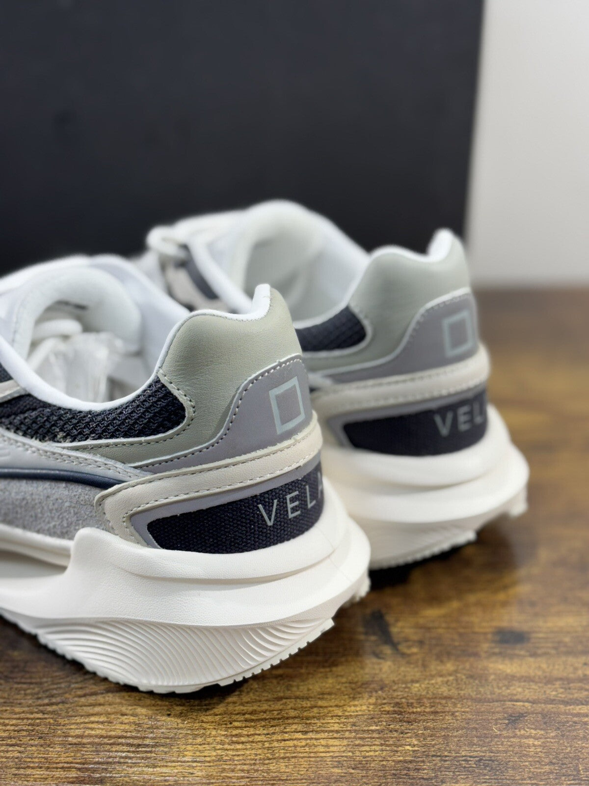 D.A.T.E Fuga Vela Hybrid Blu Uomo sneaker Suede Casual Shoes 40
