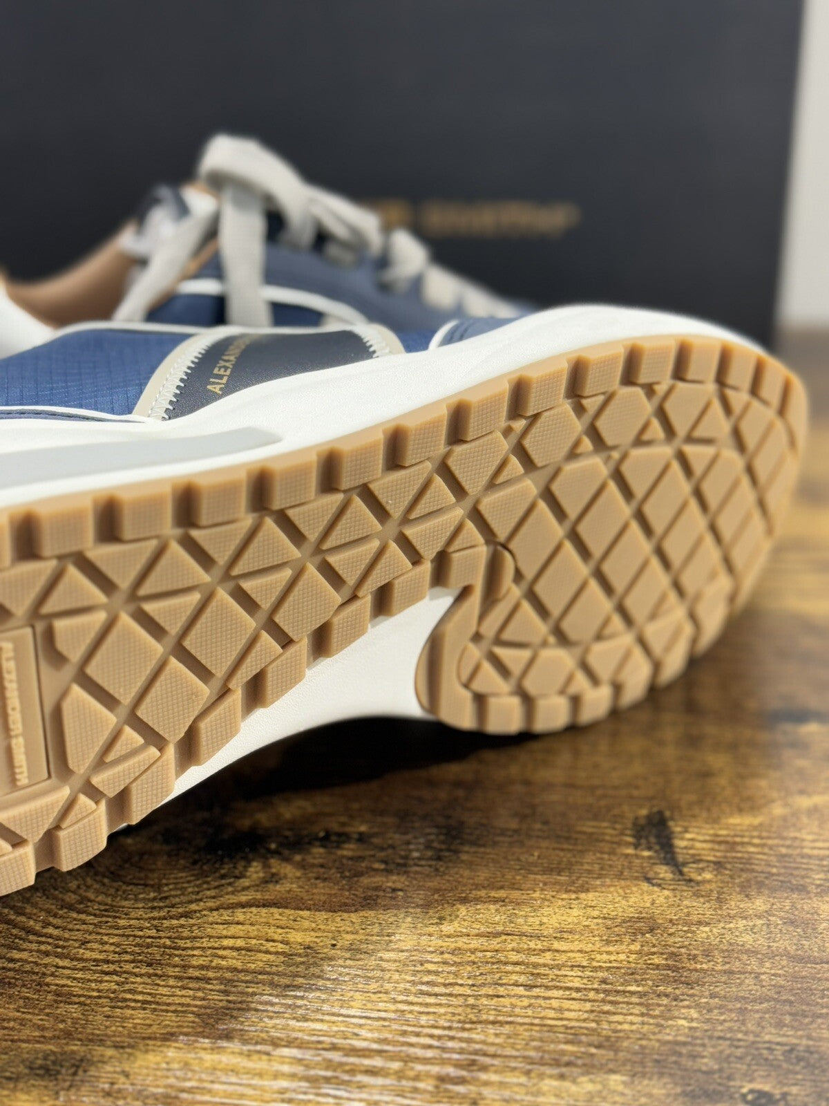 Alexander Smith London Sneaker Donna Edo Dover Pelle Blu 39