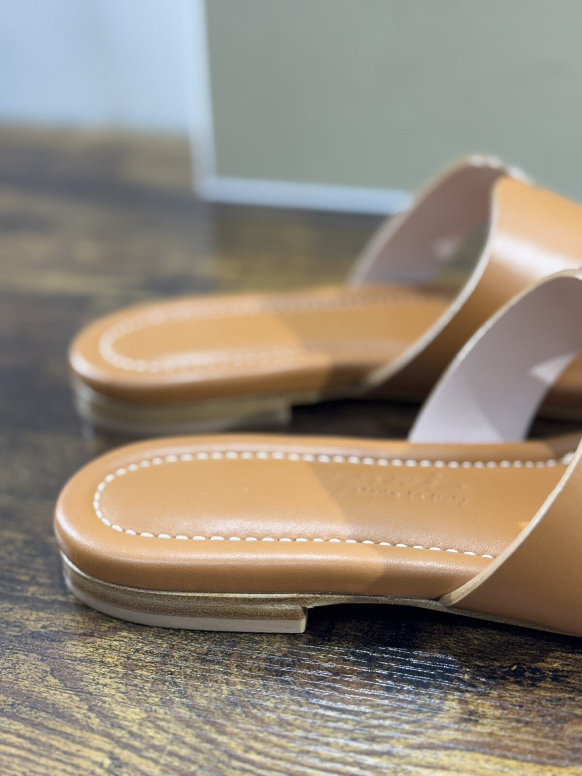 Capri Sandalo Donna In Pelle Cuoio Fatto A Mano In Italia Fondo Cuoio 40