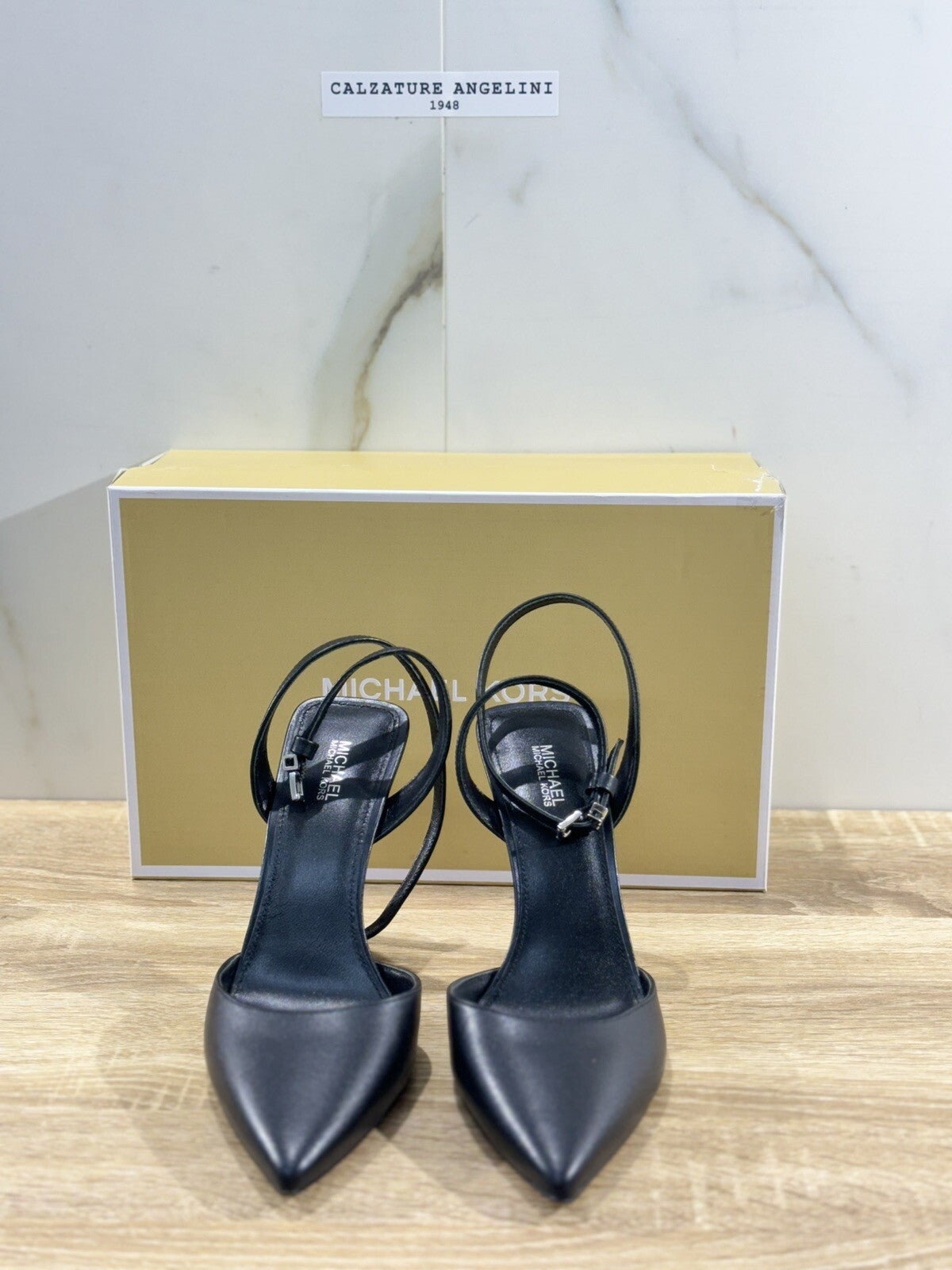 Michael Kors Imani Pump Sandalo Donna Pelle Nero Michael Kors Shoes Woman 40