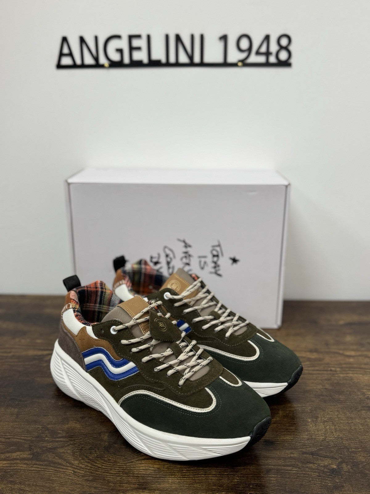 Primabase Sneaker Suede Verdone Extra light Casual Uomo 46