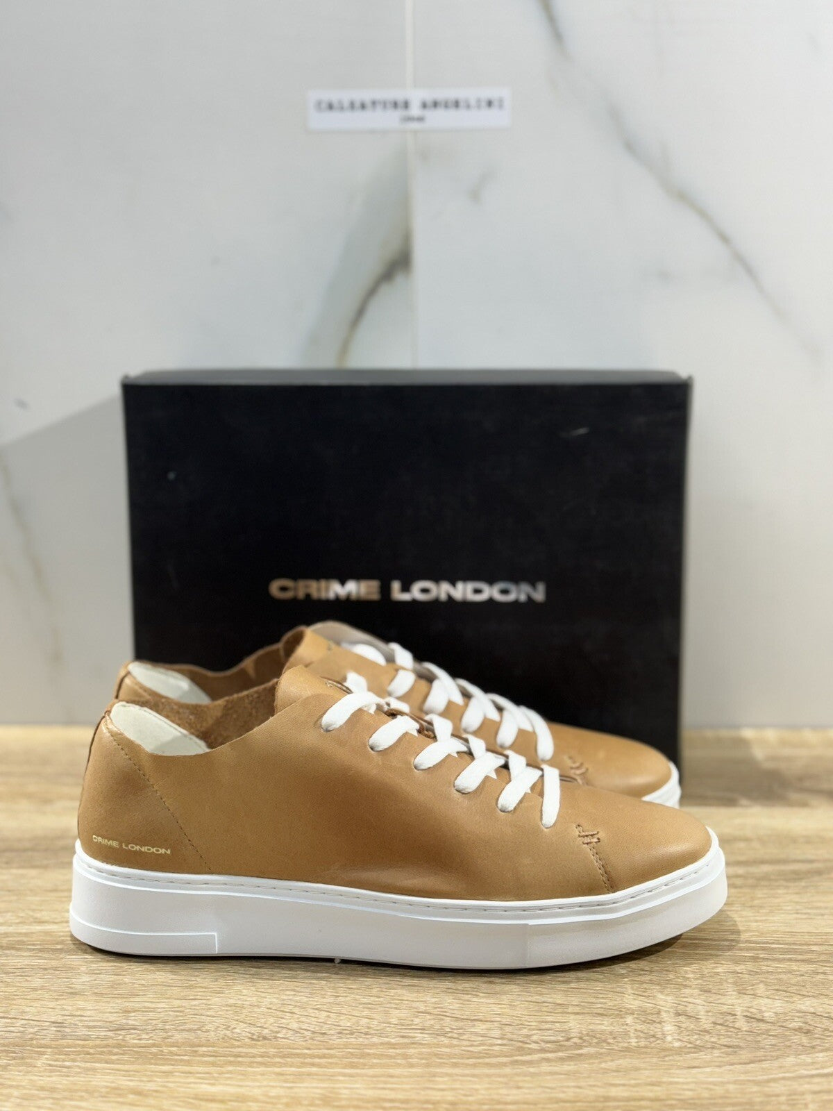 Crime London Sneaker Uomo Low Top Extra Light Pelle Casual Men Shoes 42