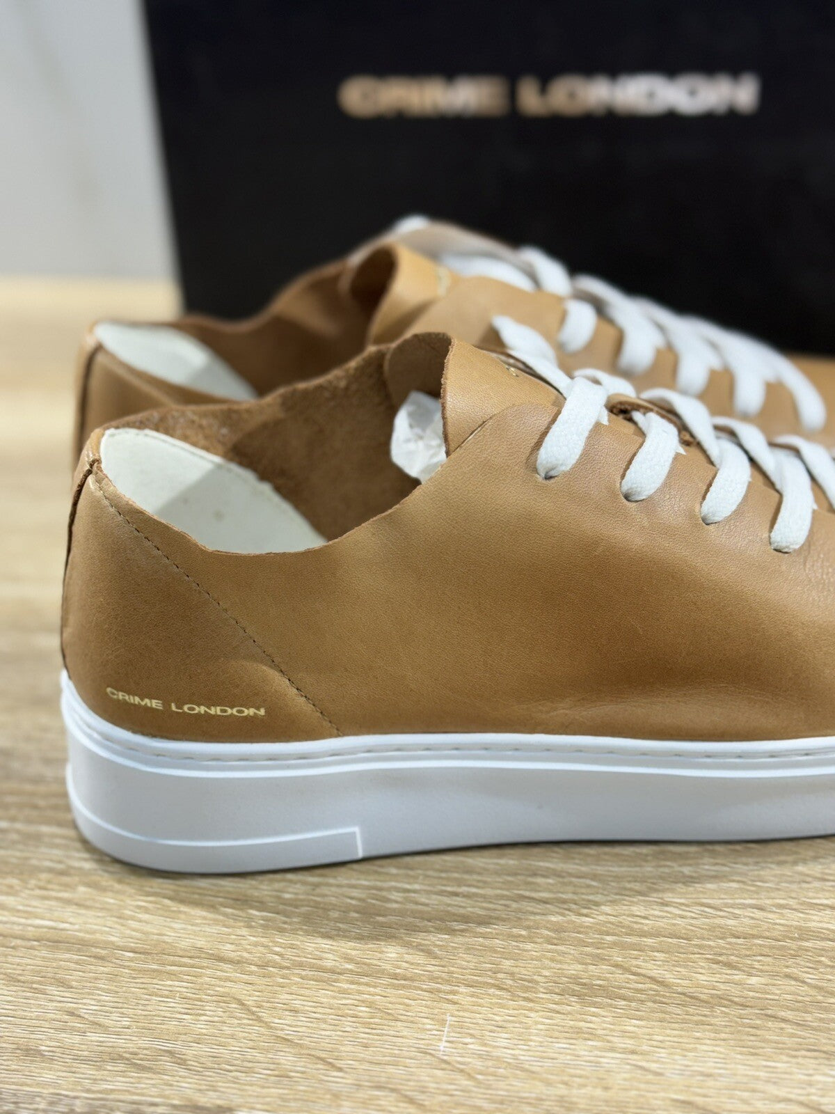 Crime London Sneaker Uomo Low Top Extra Light Pelle Casual Men Shoes 42