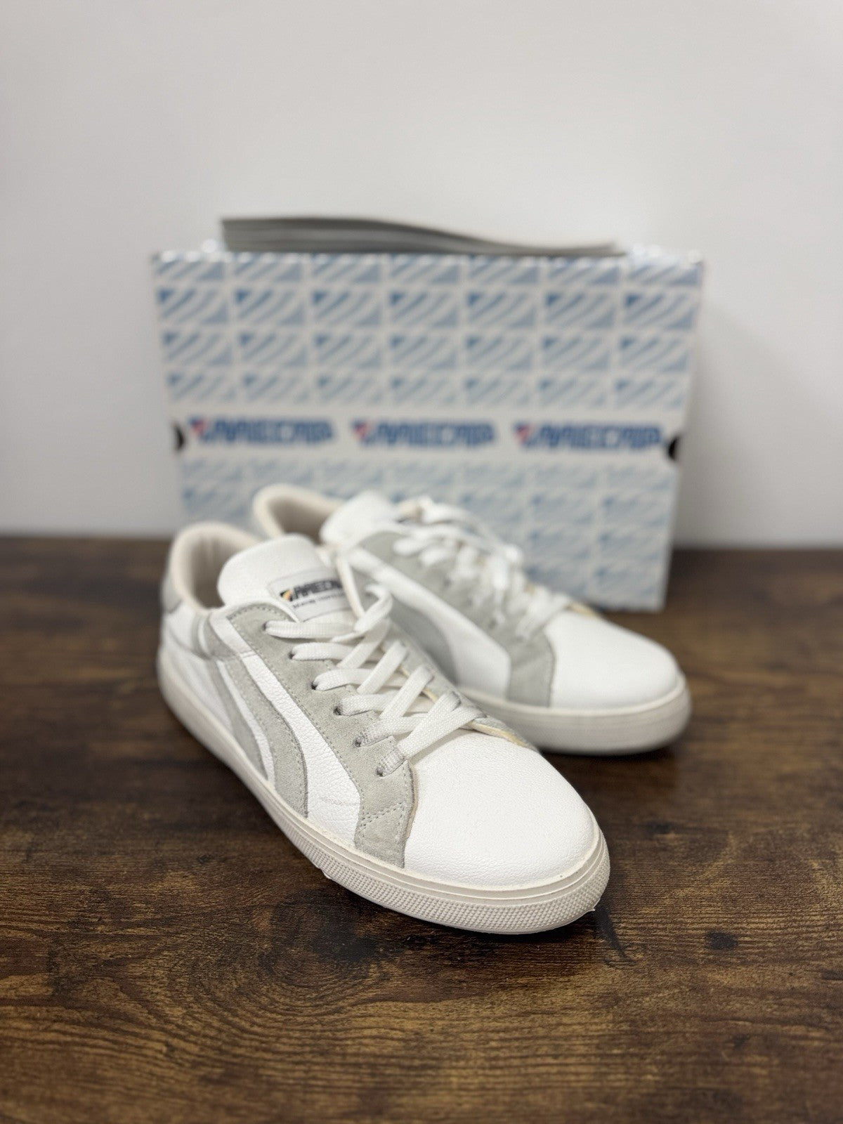 Mecap Sneaker Pelle Bianca Casual 100% Made In Italy Mecap Uomo 42