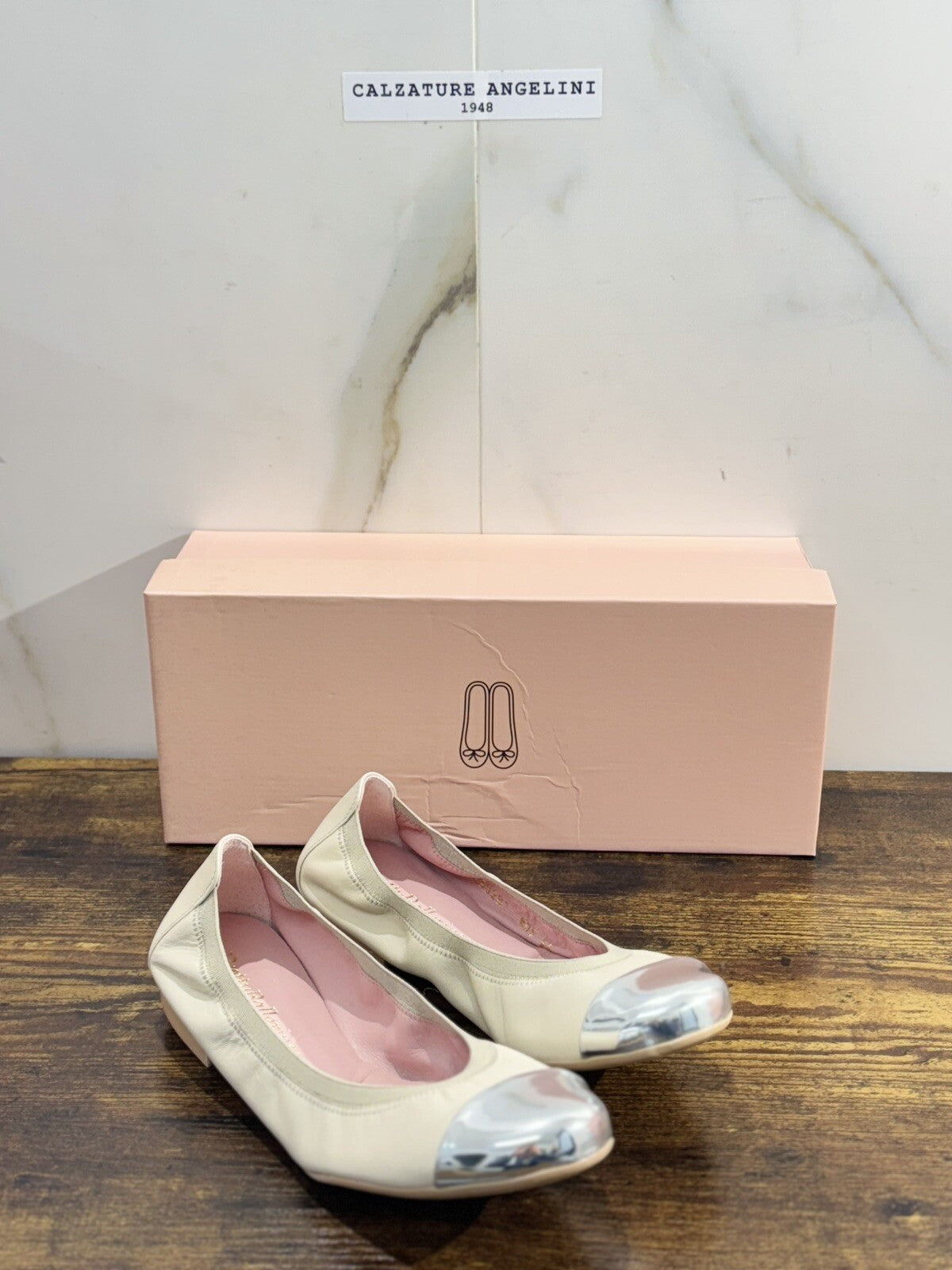 Pretty Ballerinas Scarpa Donna Rosario Pelle Perla Ballerina Donna 38.5