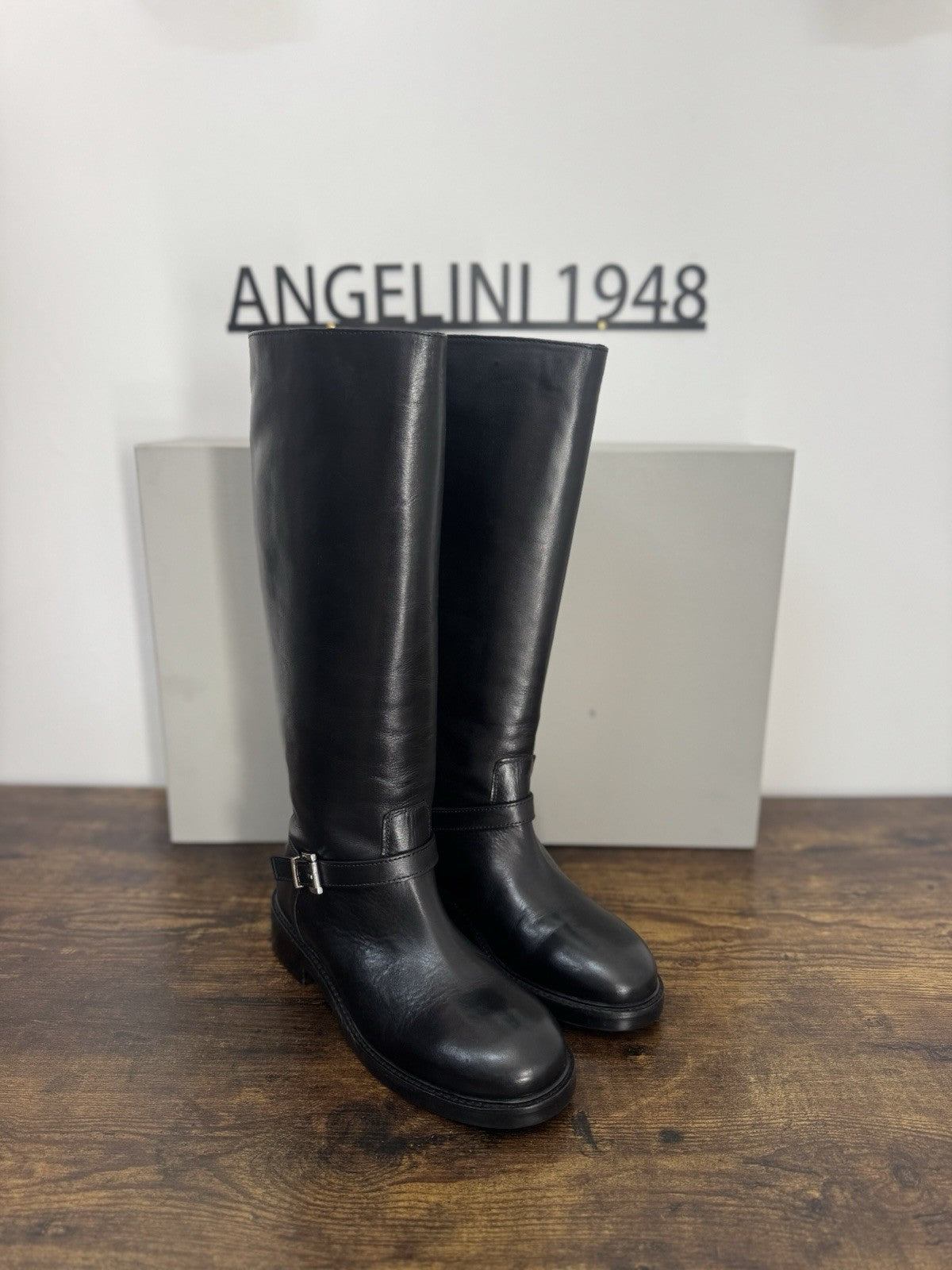 Emanuelle Vee Stivale Pelle Nero Casual Boot Donna 36