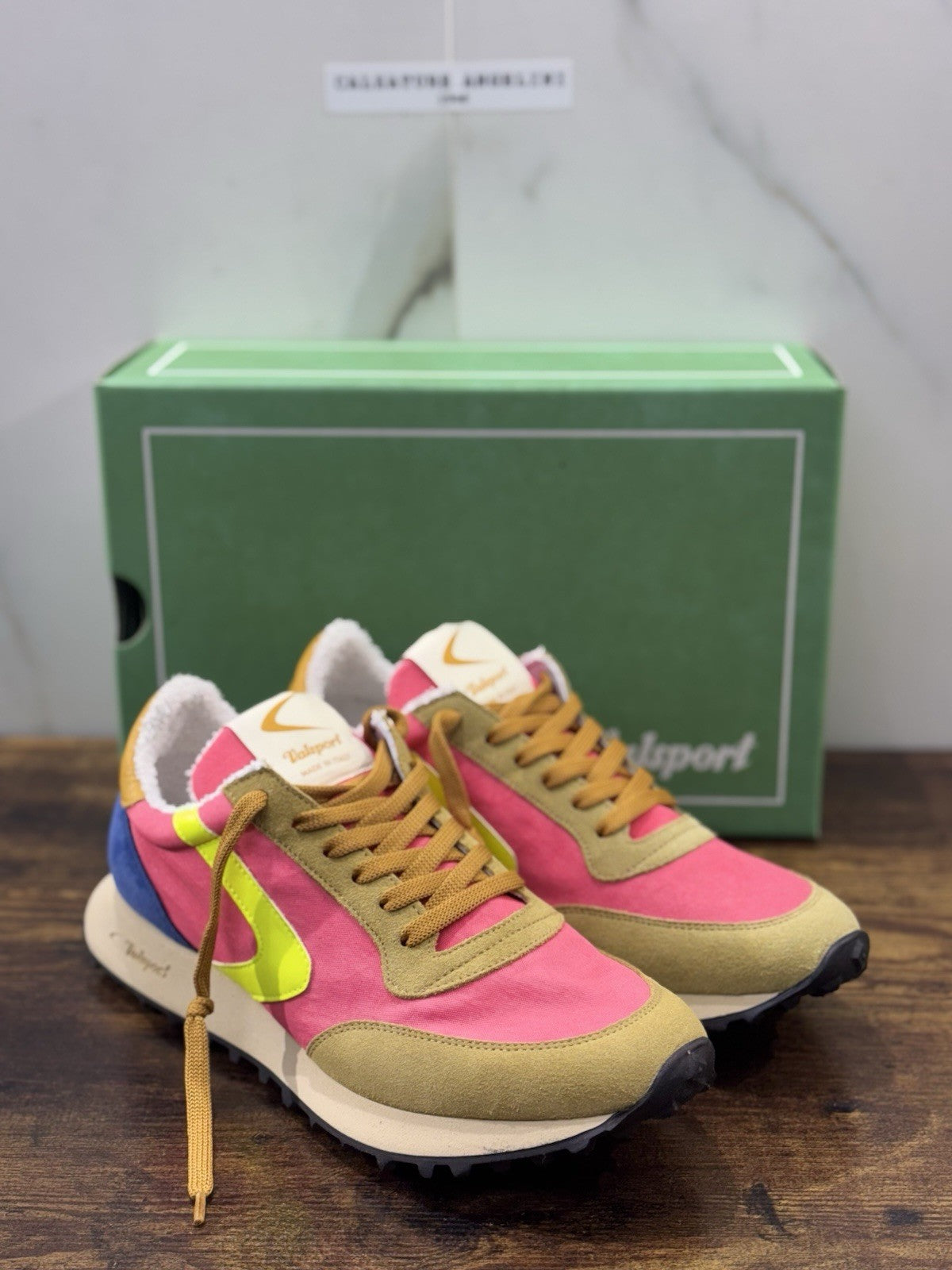 Valsport Start Heritage Sneaker Suede Beige Multi Casual Uomo 42