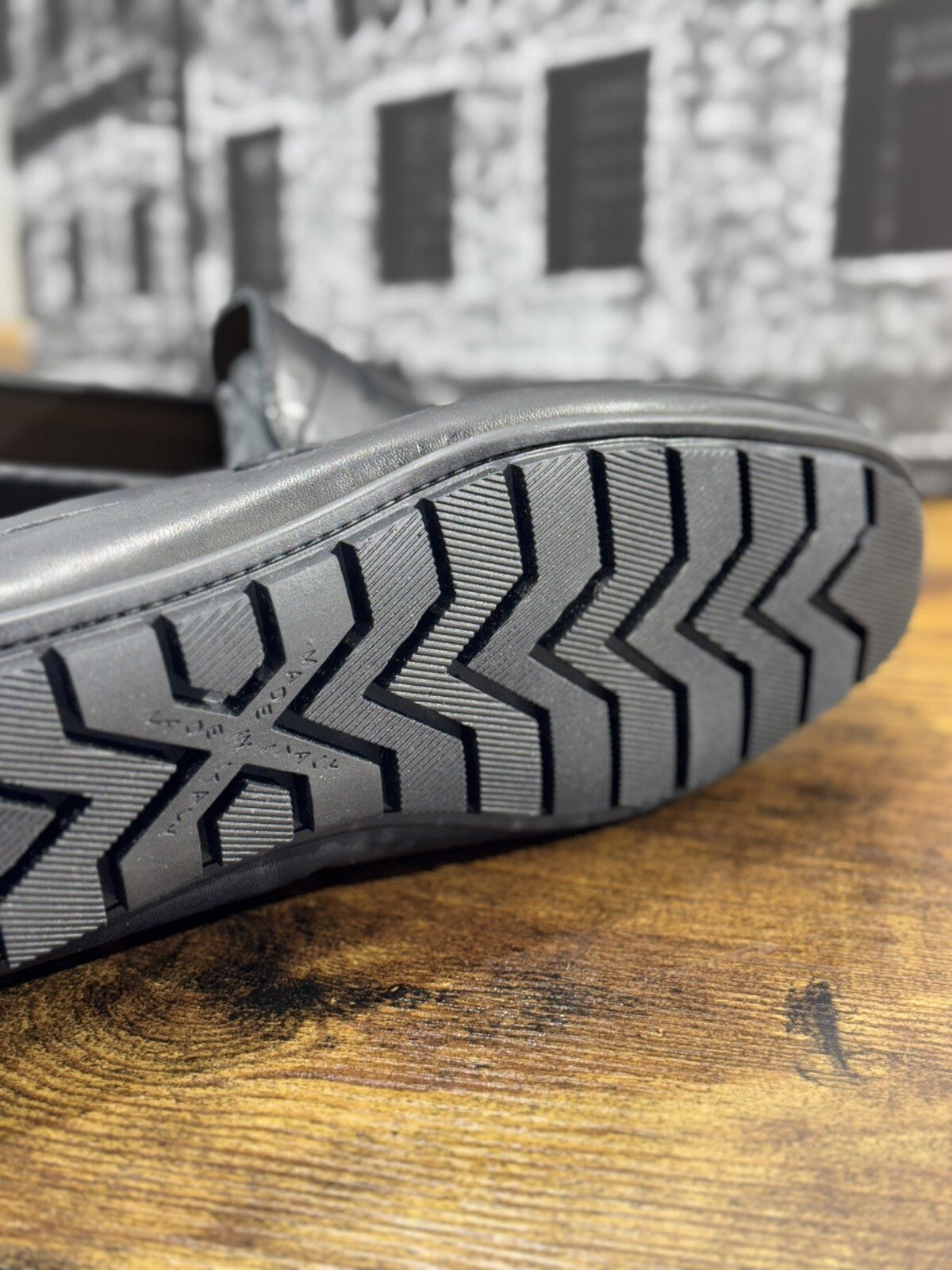 Roberto Botticelli Mocassino Uomo Driver Pelle Nero Made In Italy 43