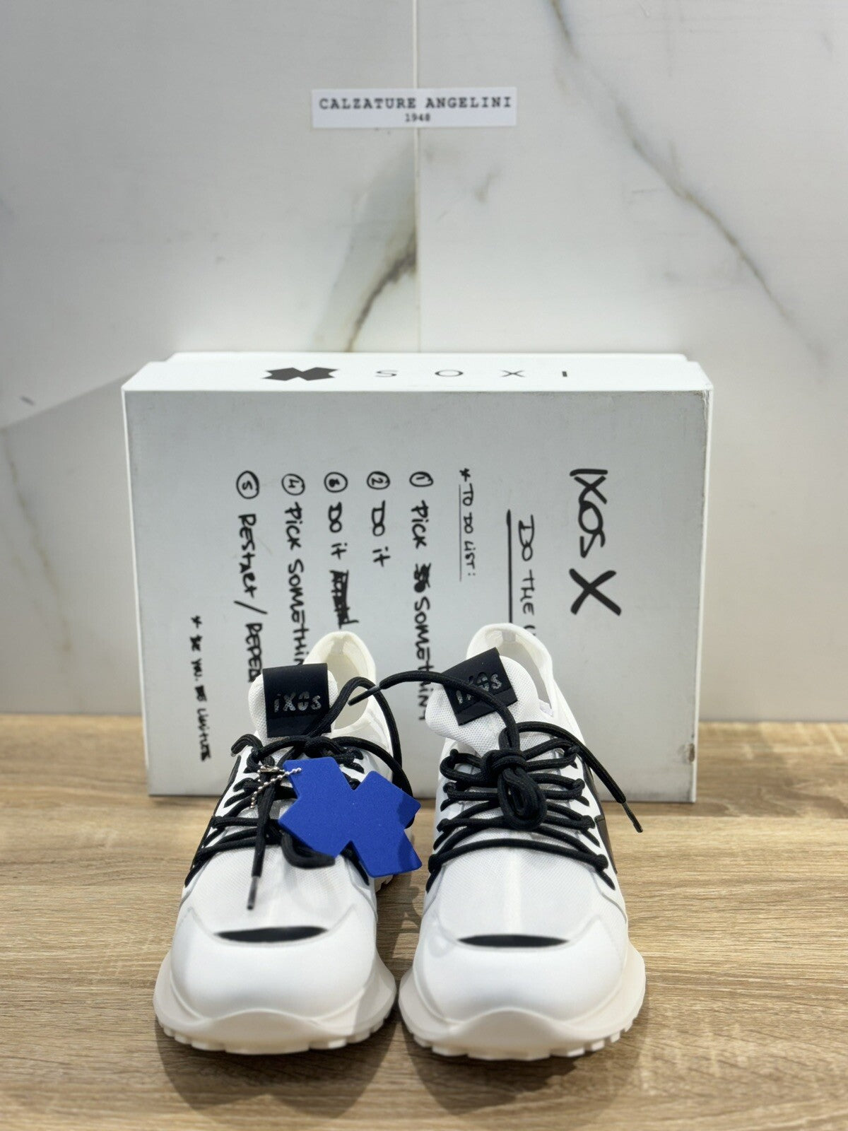 Ixos Sneaker Running Donna Pelle Bianca Casual Extra Light 36