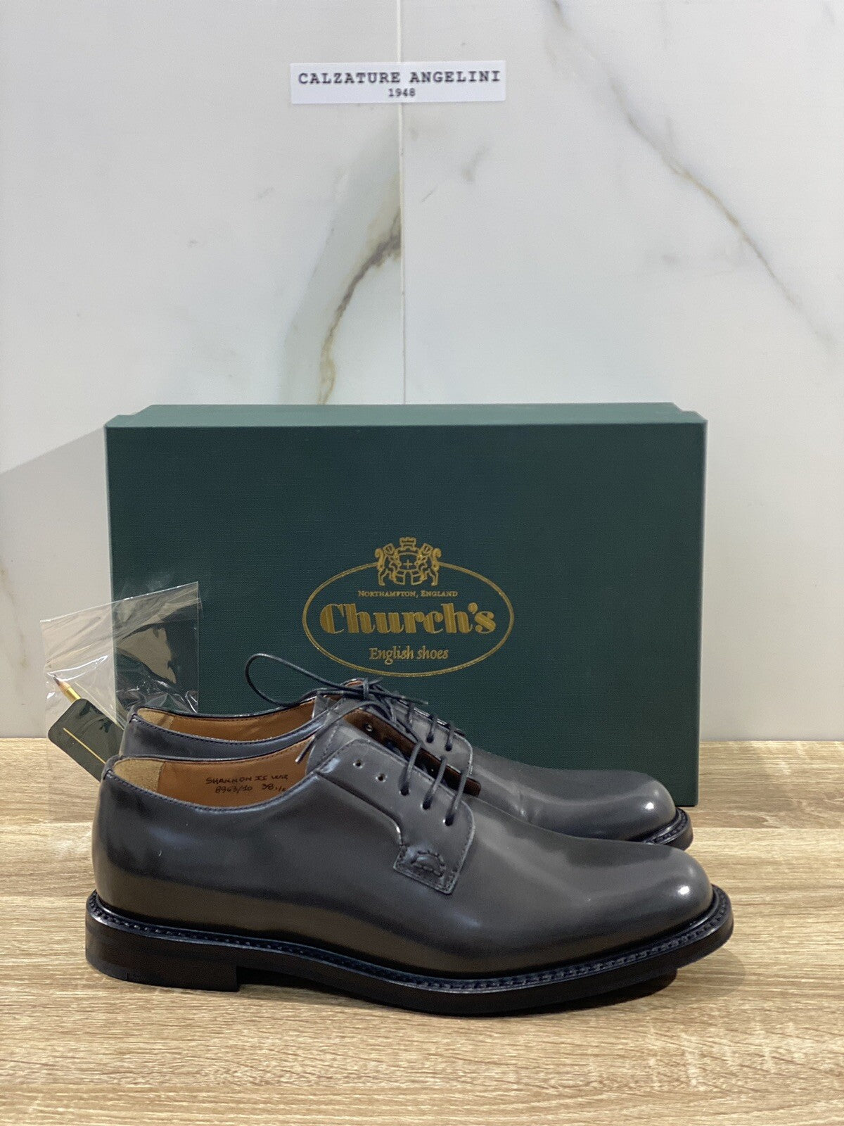 Church’s Shannon 2 Wr scarpa donna pelle asfalto Polish Binder church’s 36.5