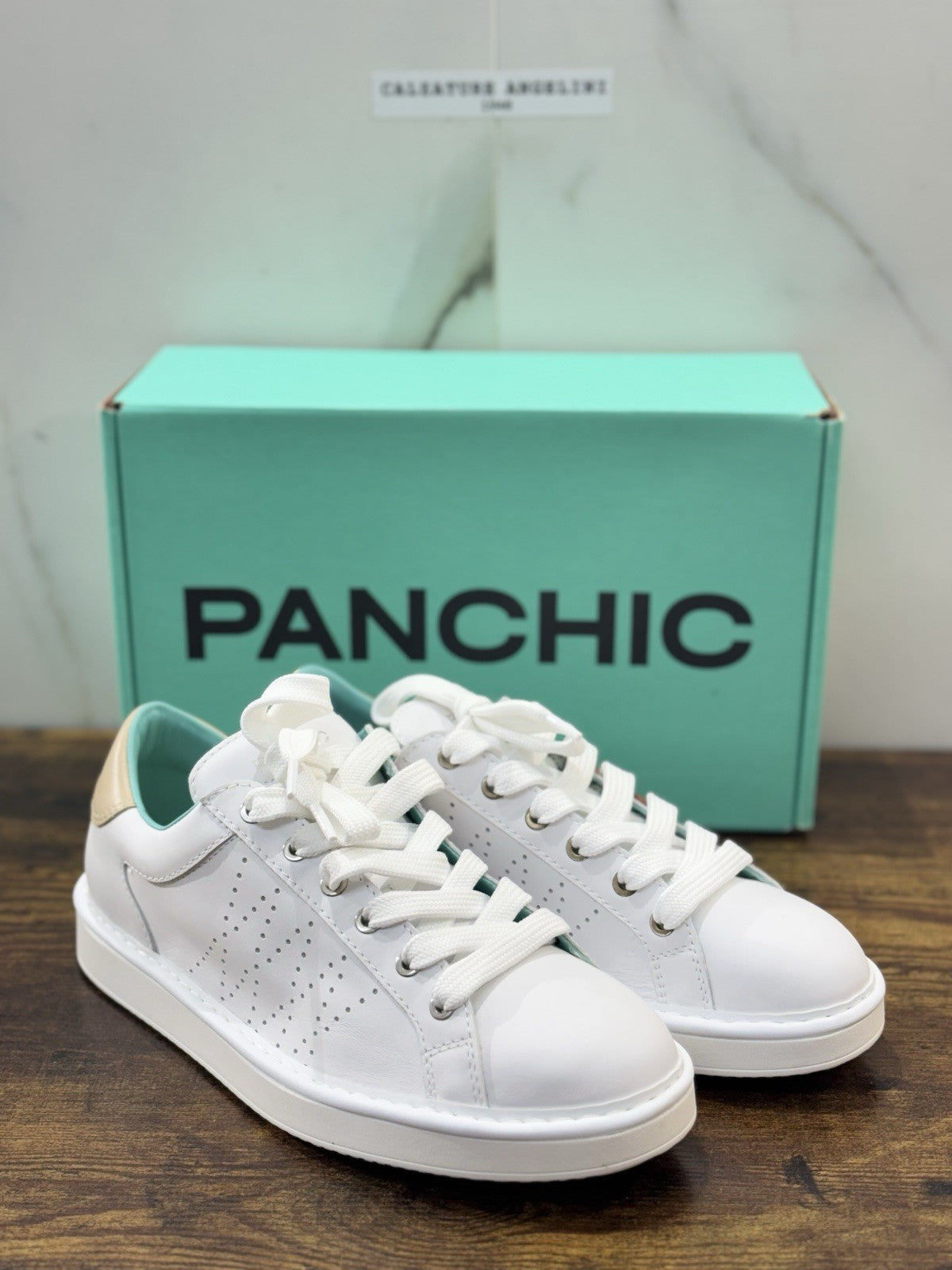 Panchic Sneaker Pelle Donna Bianca Casual Panchic 41
