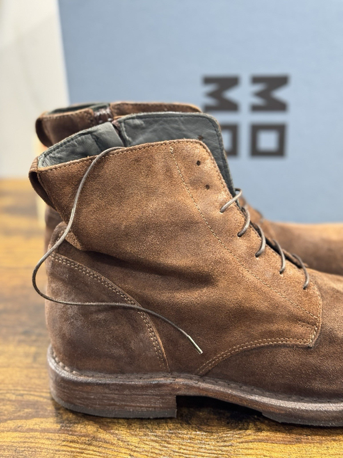 Moma Polacco Uomo Suede Testa Moro Casual Boot Men Moma 40