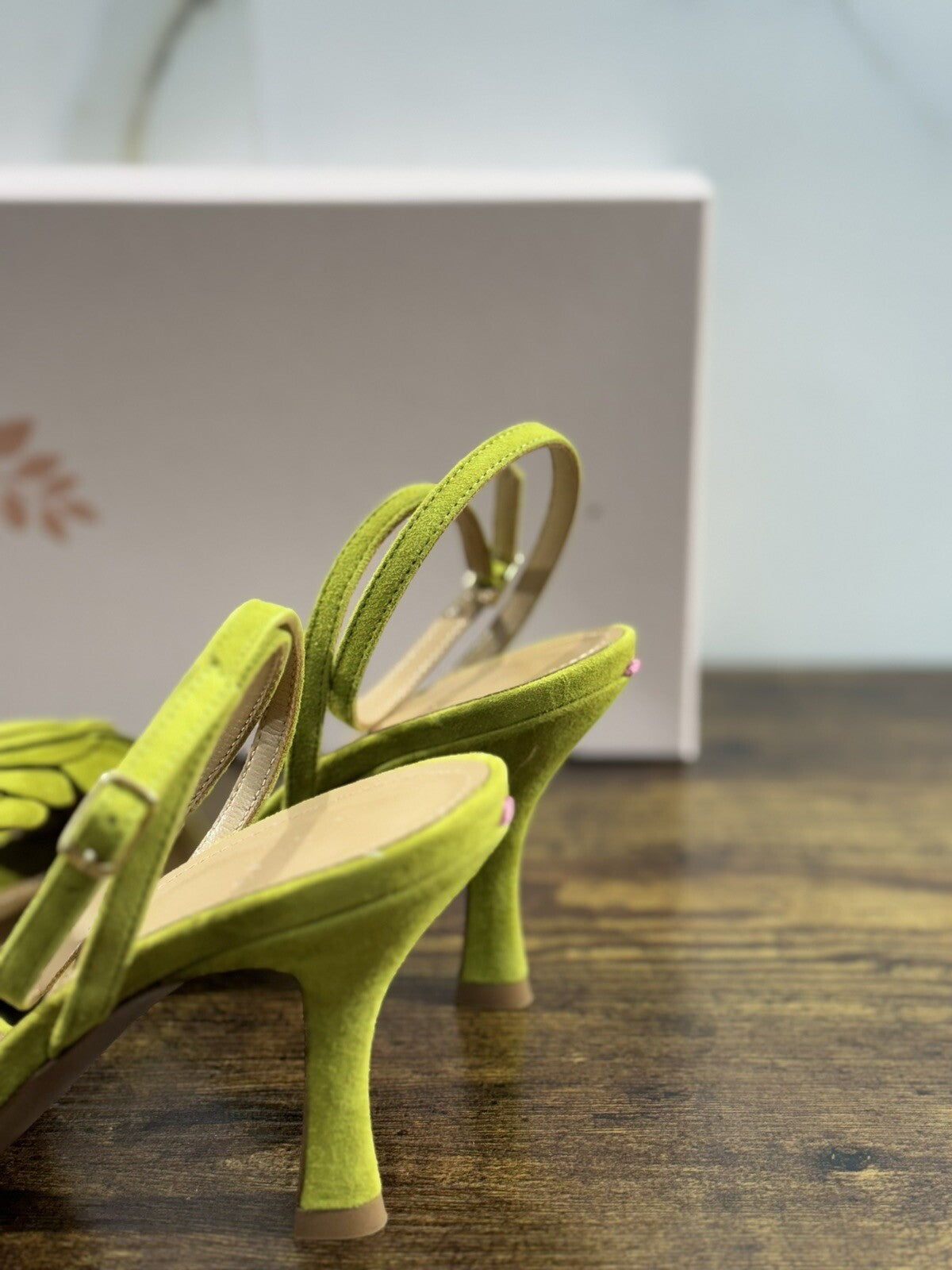 Relac Sandalo Donna Fiore Pelle Oliva Handmade Shoes Relac 37