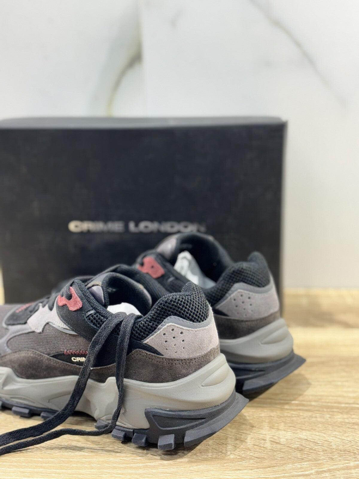 Crime London Sneaker Uomo Sprint Runner Pelle Casual Men Shoes 40