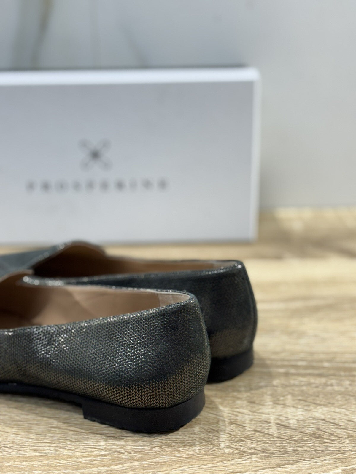 Prosperine Ballerina donna Oliva luxury made in italy 37