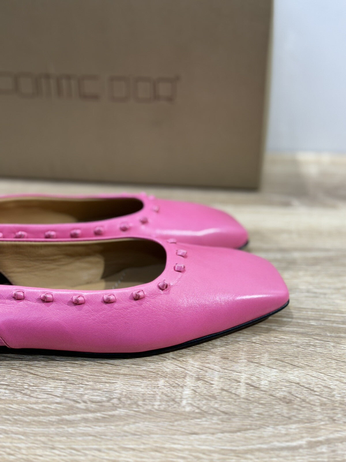 Pomme D’or Sling Back Donna Pelle Pink Luxury Handmade Woman Pomme D’or 37
