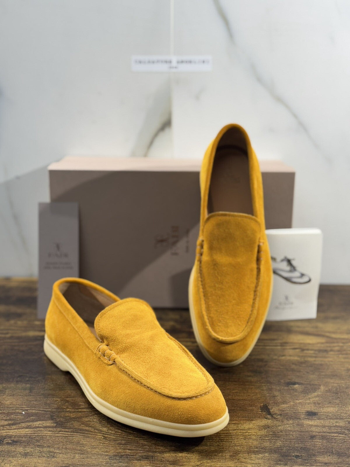 Fabi Mocassino Uomo Suede Zucca Handmade Fabi Luxury Loafer Summer Walk 42