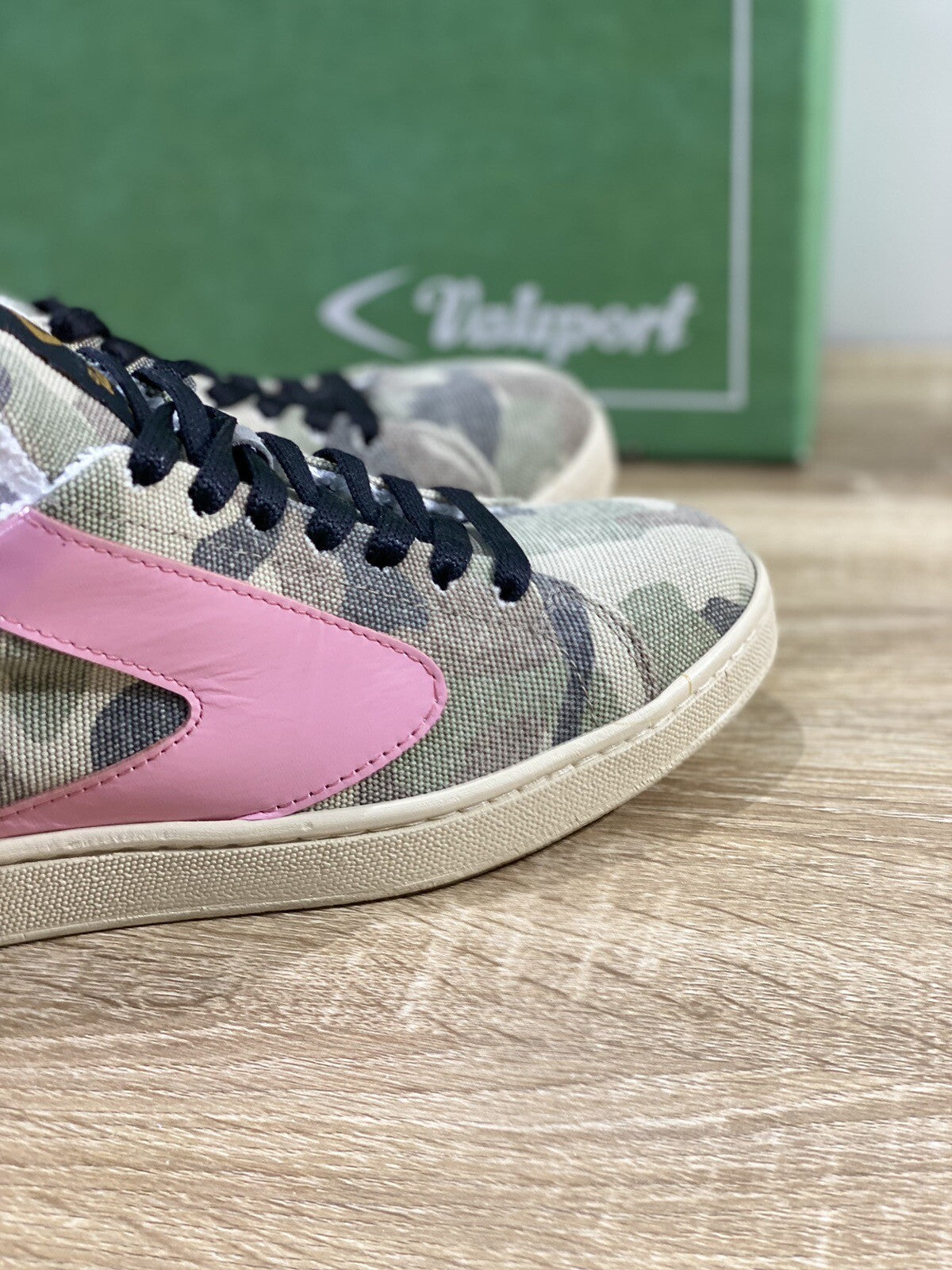 Valsport Xl Sneaker Donna Canvas Camouflage Pelle Casual Shoes 36