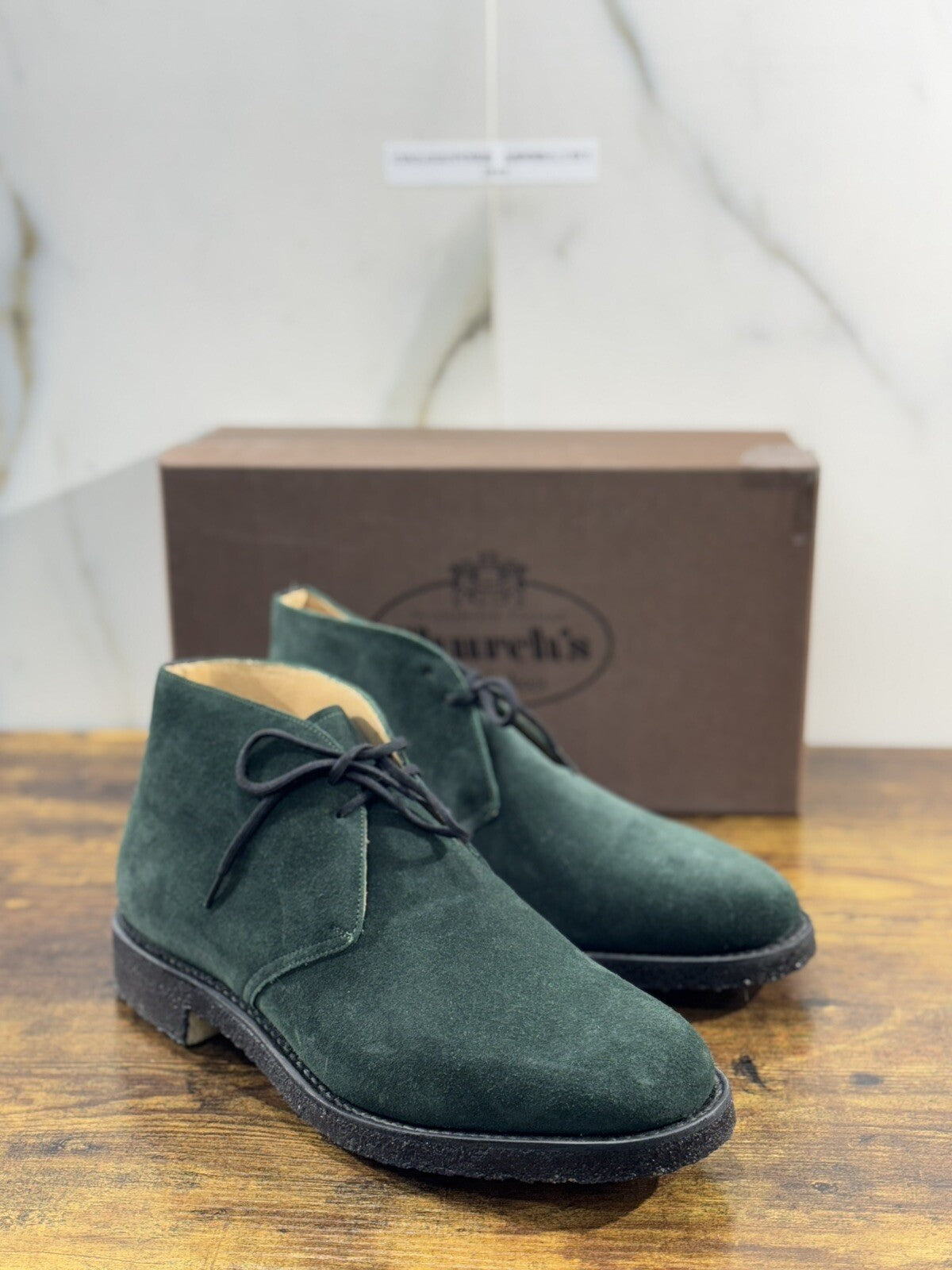 Church’s Stivale chukka Church's Ryder 81 in camoscio Forest Green Luxury 42
