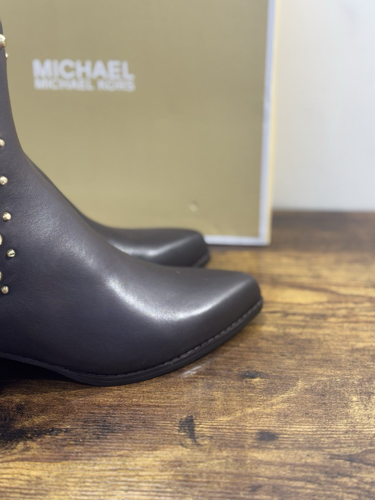 Michael Kors Texano Kinlee Donna Pelle Marrone Casual Texano Donna 37