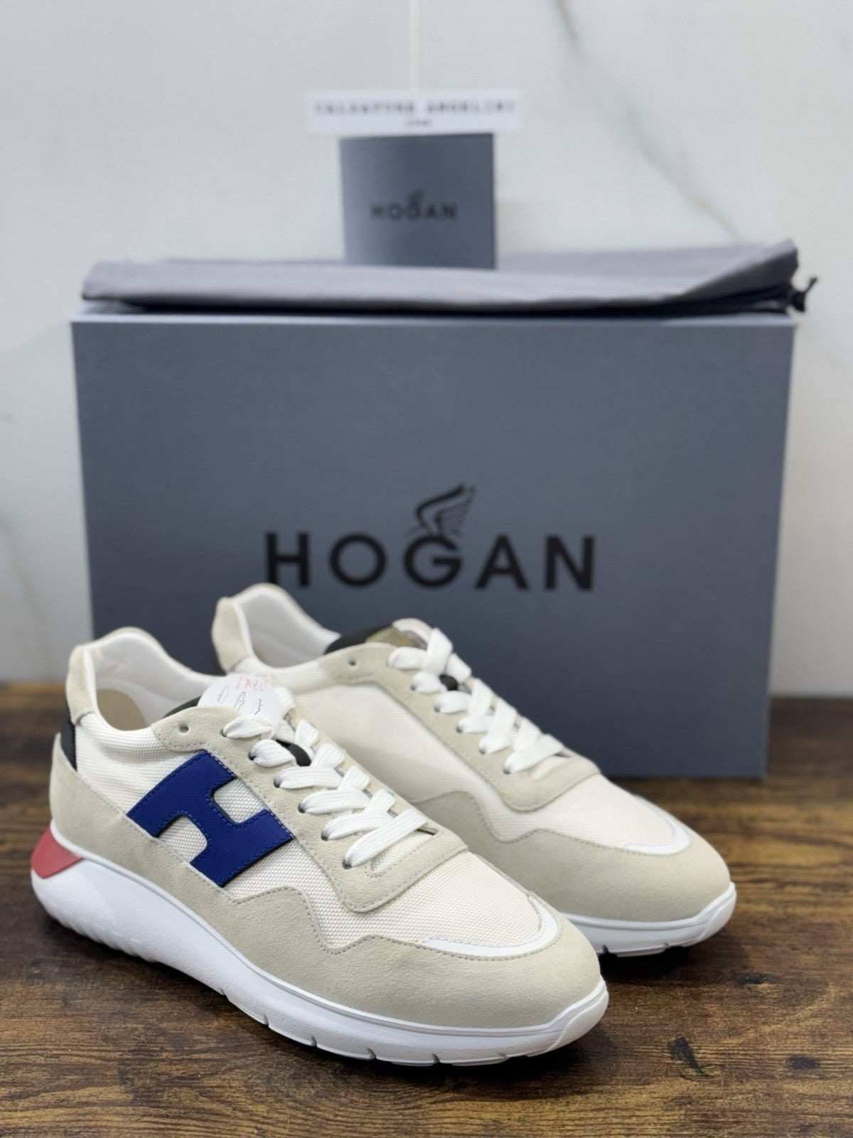 Hogan Interactive 3 Pelle Suede Ghiaccio Casual Hogan Uomo 40
