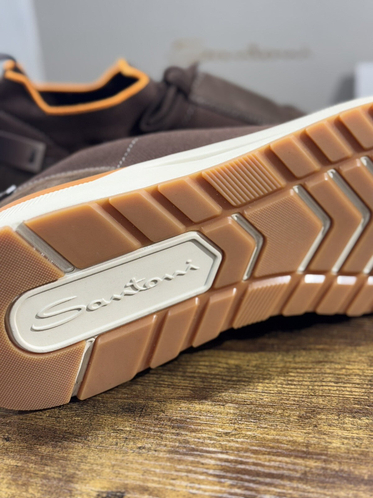 Santoni Innova Sneaker Marrone Casual Men Shoes Santoni Innova 9