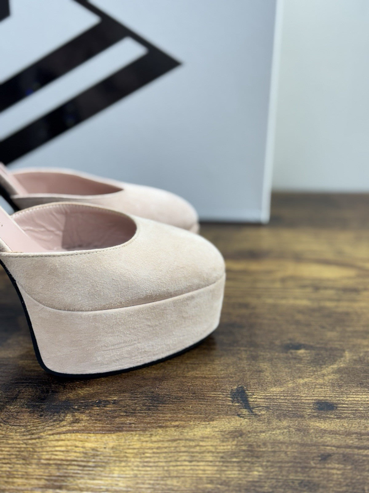 Giampaolo Viozzi Mary Jane Platform Donna Skin Con Tacco StrassMade In Italy 39