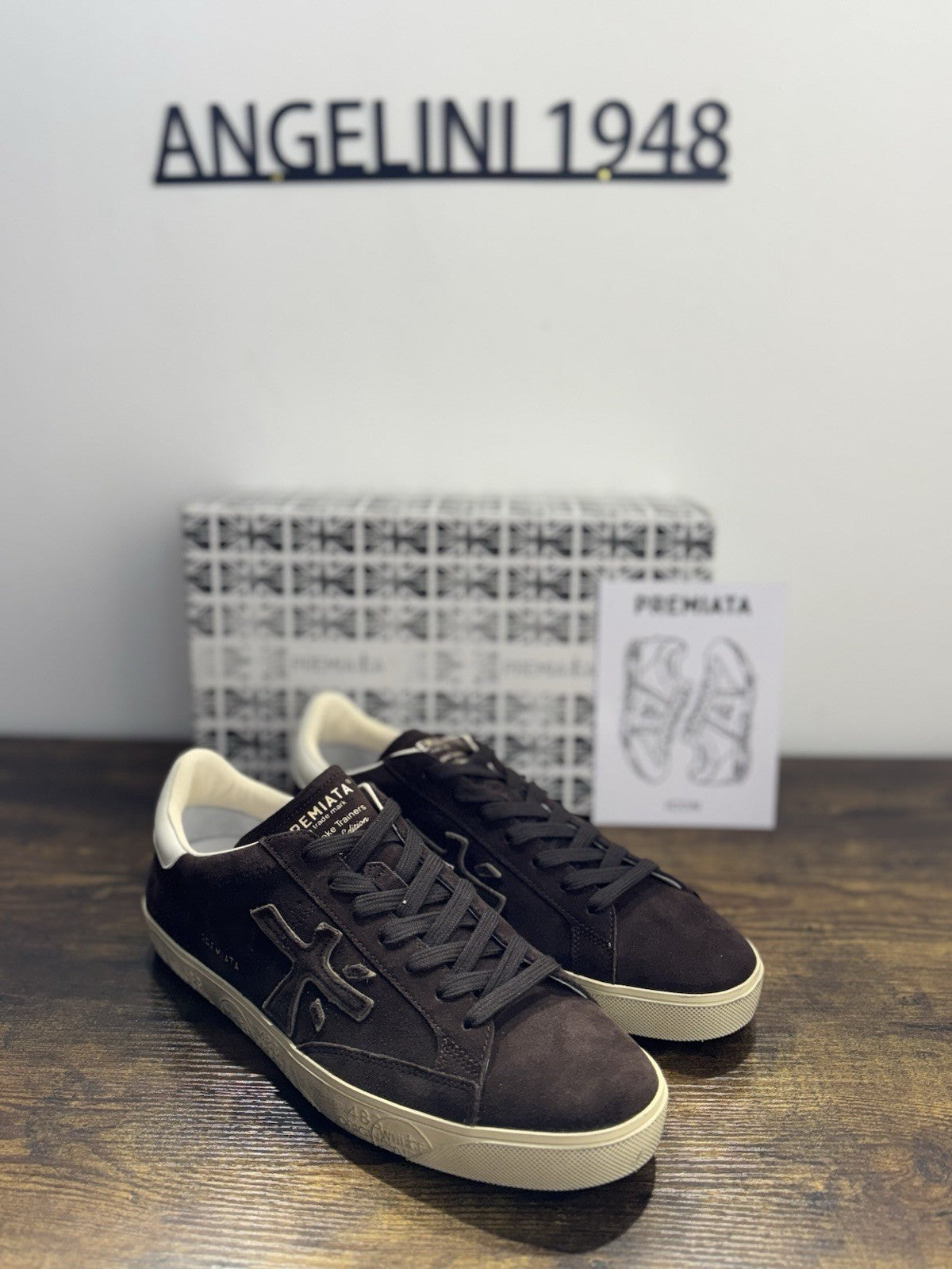 Premiata Steven Sneaker Pelle Suede Marrone Casual Premiata Uomo 46