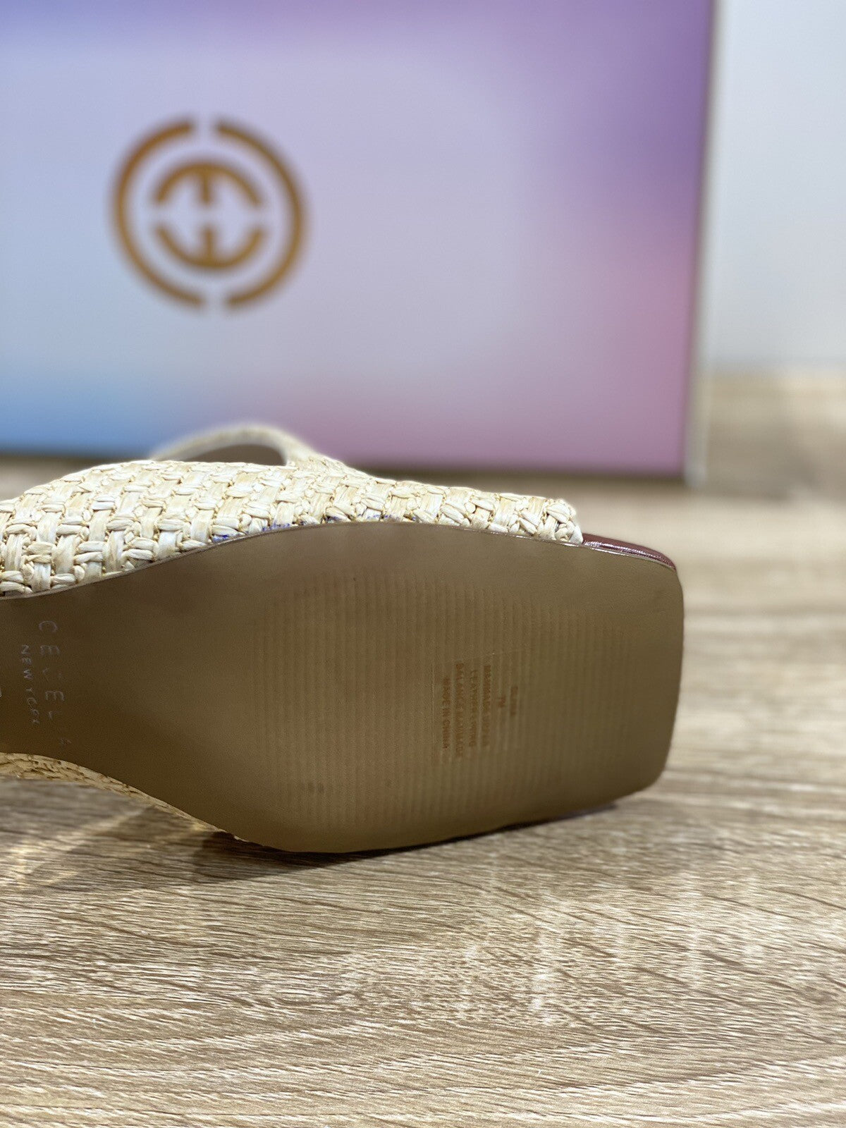 Cecelia New York Sandalo Ciabatta Donna Naturale Casual Luxury Woman Sandal 37.5