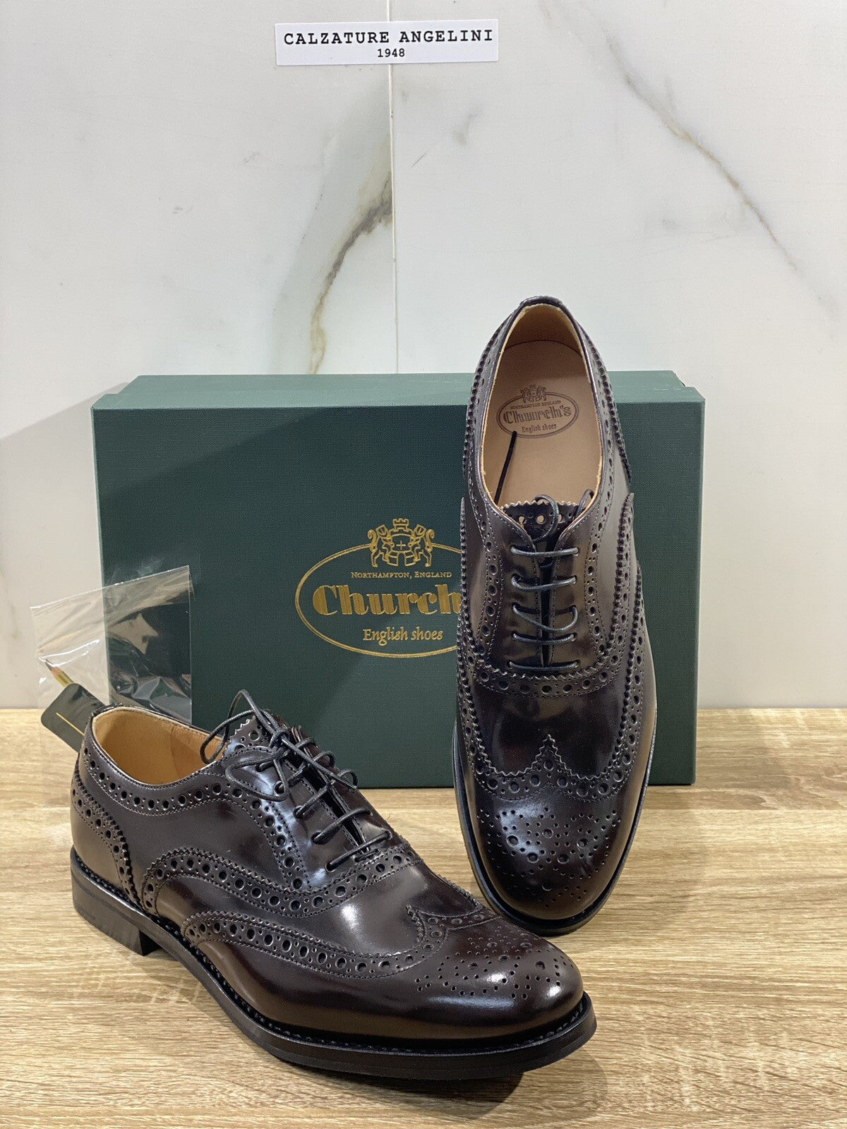 Church’s Burwood W scarpa donna pelle ebony Polish Binder church’s donna 35.5