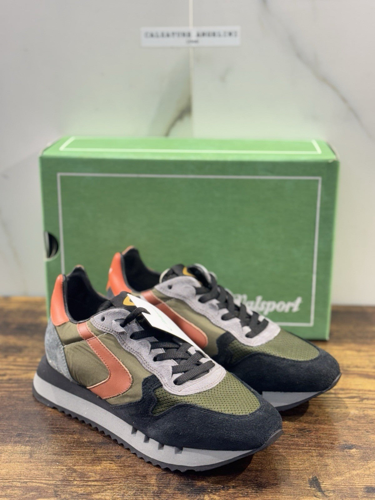Valsport Magic Sneaker Suede Nero Uomo 40
