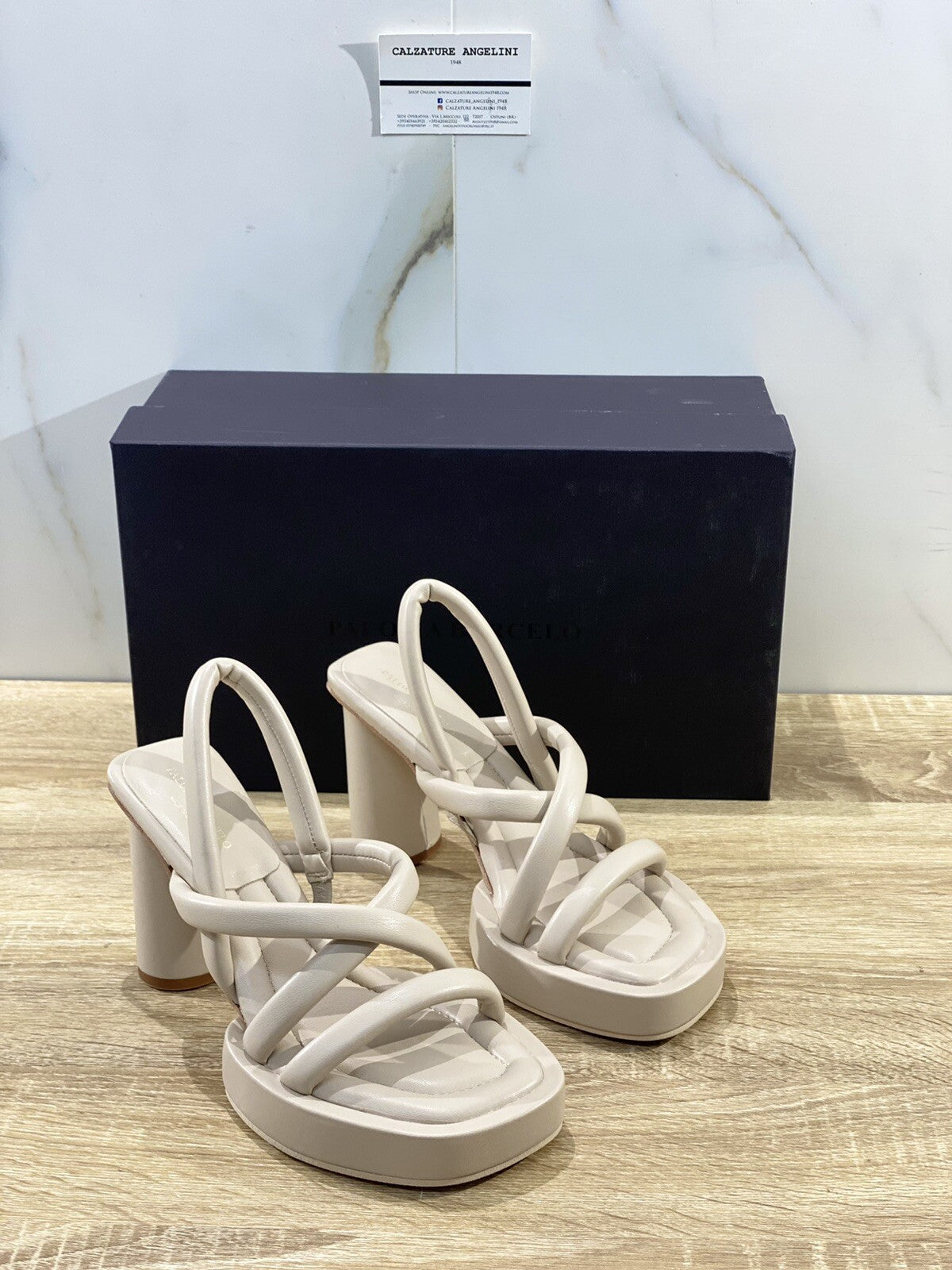 Paloma Barcelo’ sandalo donna Regina in pelle Sand 40