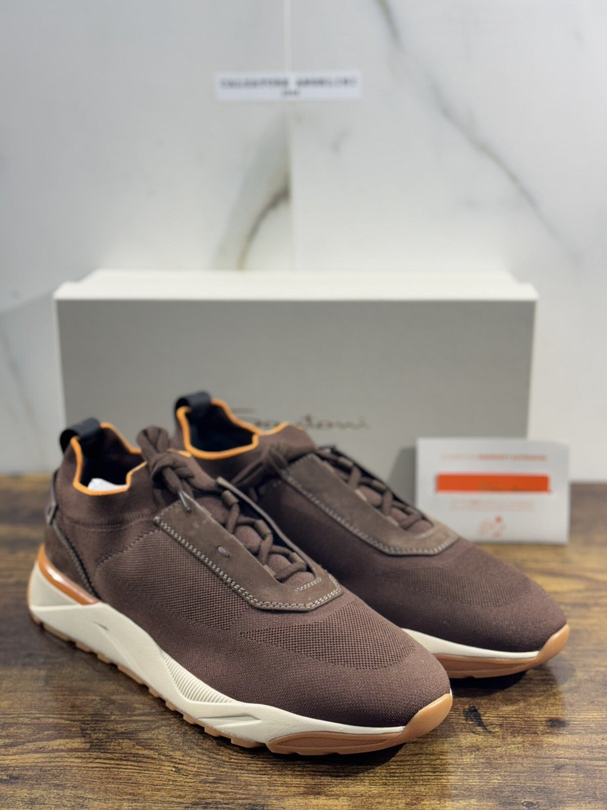 Santoni Innova Sneaker Marrone Casual Men Shoes Santoni Innova 9