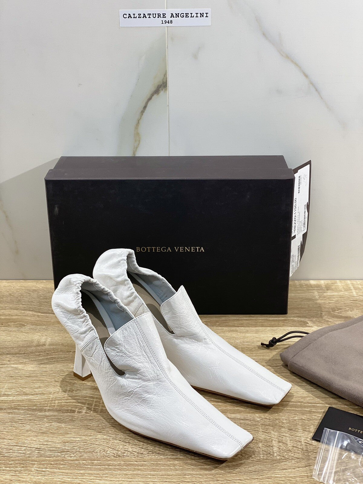 Bottega Veneta Mocassino donna pelle bianca luxury bottega veneta Crunch 39.5