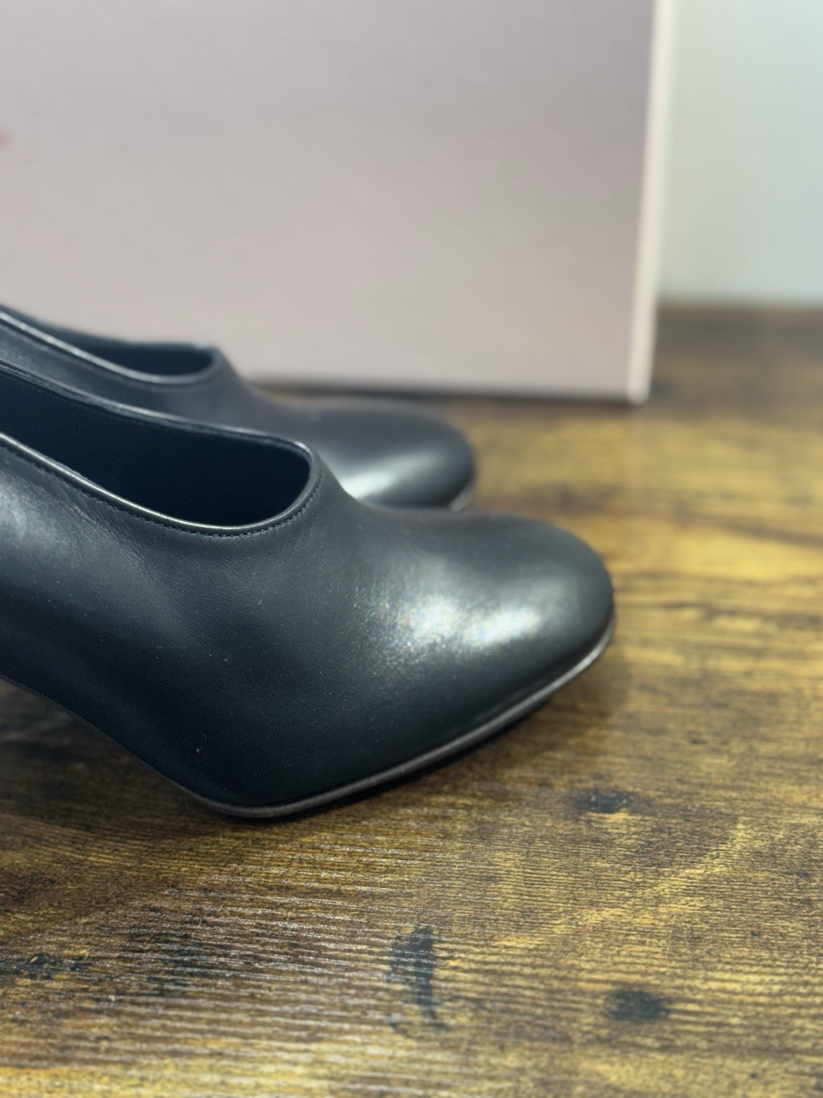 Relac Décolleté Pelle Nero Luxury Made In Italy Donna 37