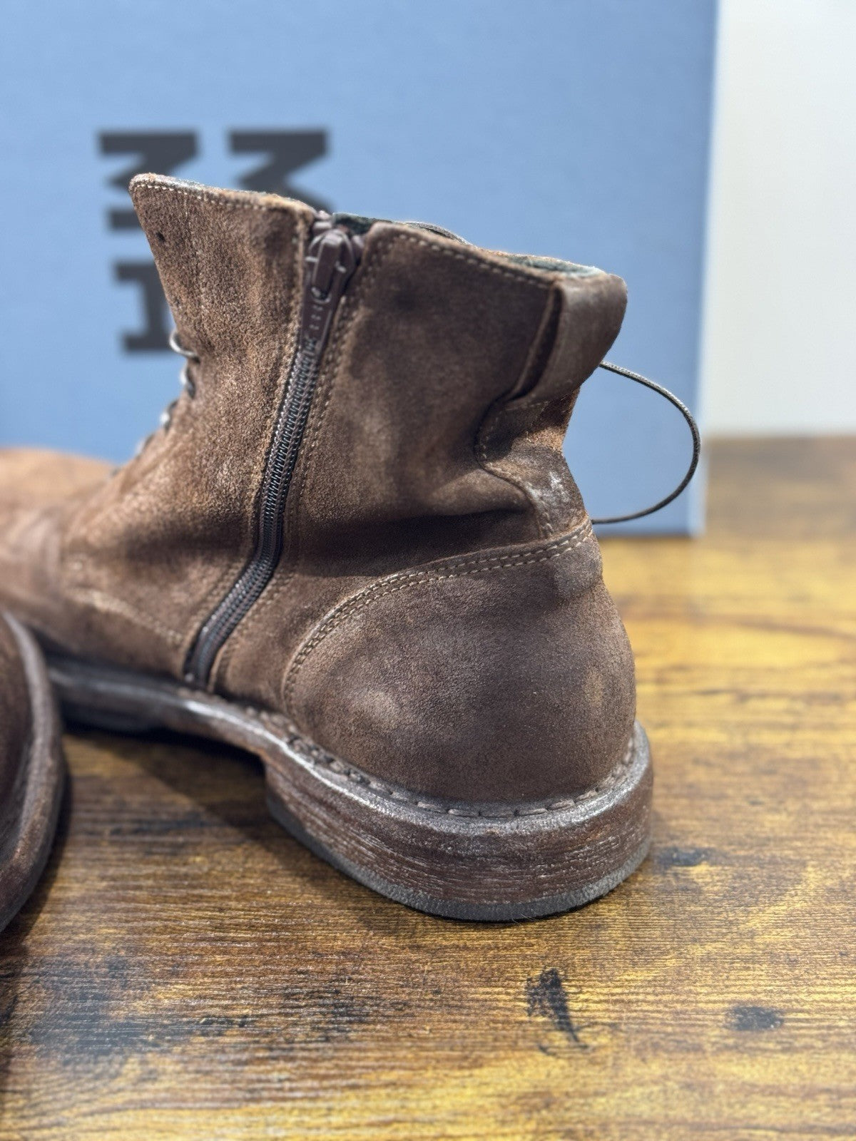 Moma Polacco Uomo Suede Testa Moro Casual Boot Men Moma 40