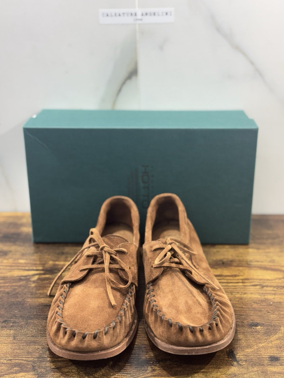 Alexander Hotto scarpa uomo suede Cioco luxury handmade men sartorial Shoes 44