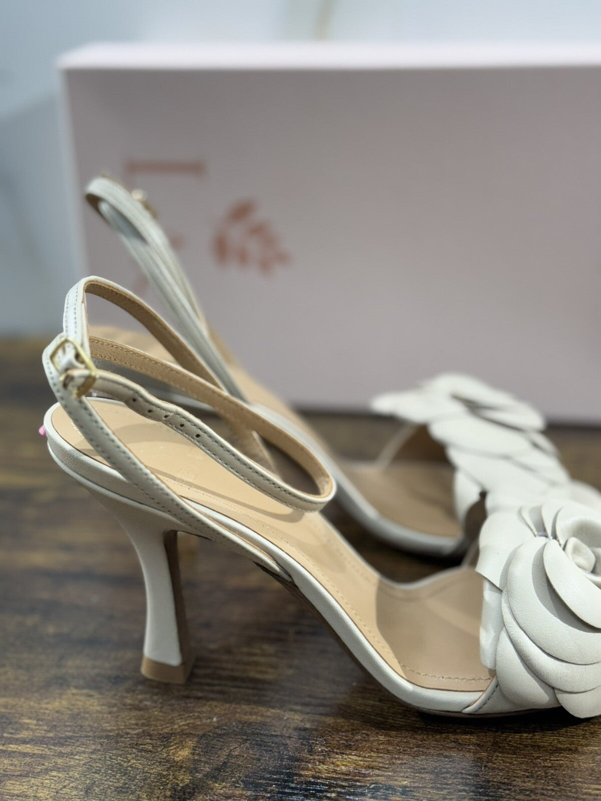 Relac Sandalo Donna Fiore Pelle Beige Chiaro Handmade Shoes Relac 39