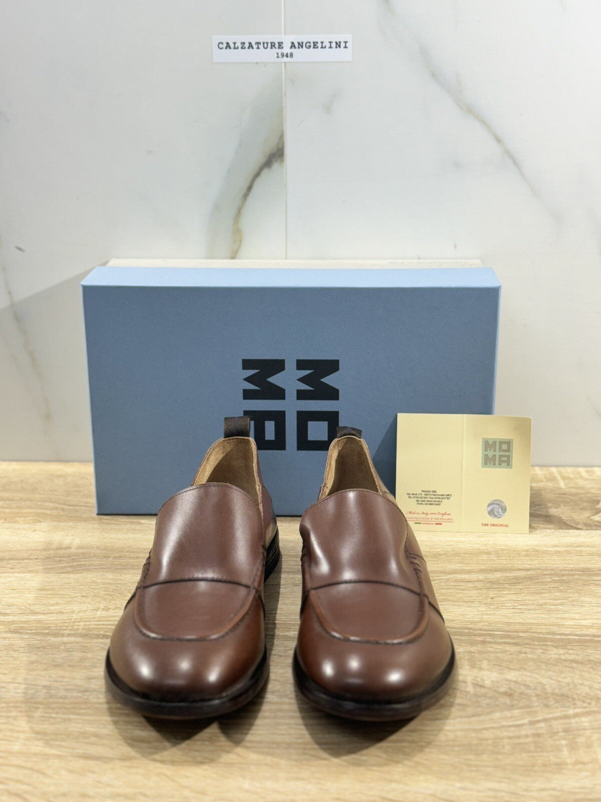 Moma Mocassino Uomo Pelle Cuoio luxury moma men shoes 41