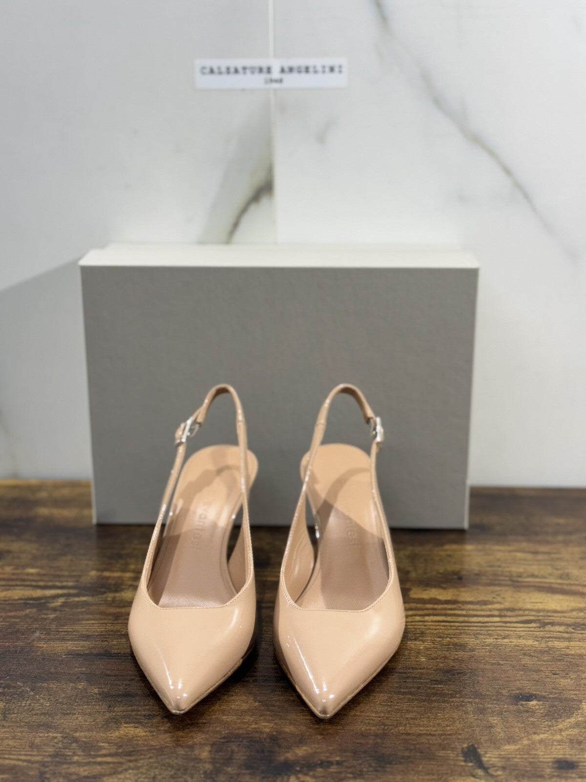 Sergio Levantesi Sling Back Donna Judy Nude Luxury Woman Sandal 38